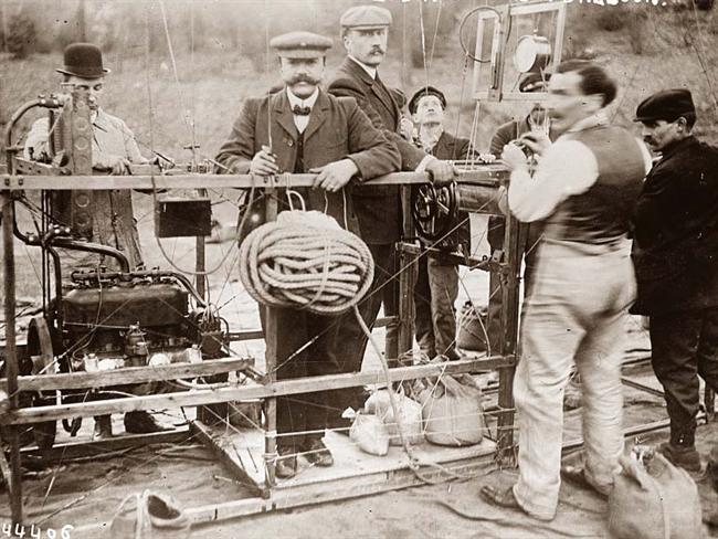 Men engage at apparatus