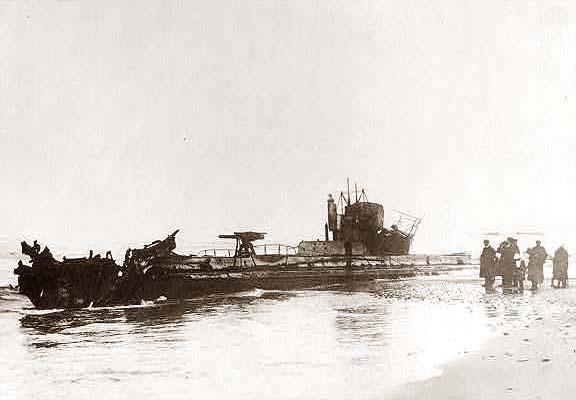 German submarine U20, on