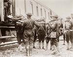 American soldiers & wounded