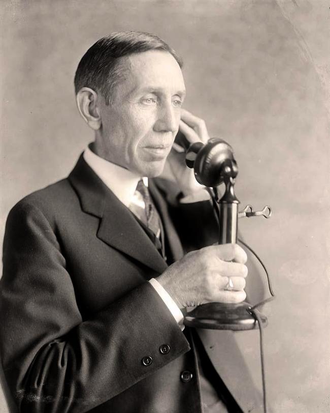 Man Talking on Phone