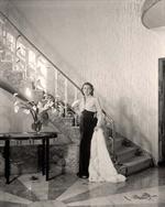 Woman by Staircase