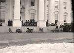 Dog Team in Front of White House