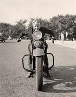 Girl on Motorcycle