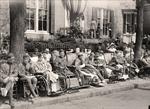 Wounded Soldiers Watching Parade