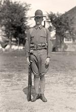 Soldier Standing at Attention