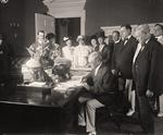 Wilson, Woodrow. Signing