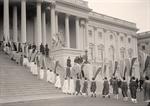 Suffrage Protesters Capitol Steps