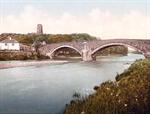 Ardstinchar Castle and bridge, Ballantrae, Scotland
