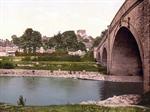 Cathedral, from the river, St. Asaph, Wales
