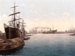 Ships in the Harbor, Hamburg, Germany
