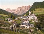 Ramsau, general view, Upper Bavaria, Germany