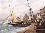 Yachts starting, Hastings, England