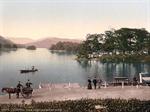 Windermere, Bowness, from Ferry Hotel, Lake District, England