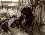 Apache Mother and Baby