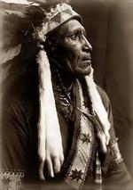 An Indian in a War Bonnet