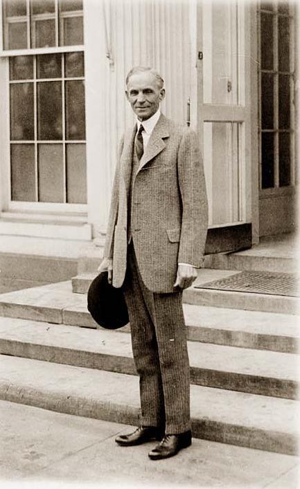 Henry Ford, full-length portrait,