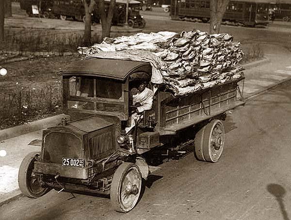 Truck load of beef