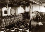 Barrels of confiscated liquor